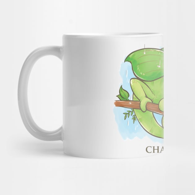 Funny Chameleon by Happy Art Designs